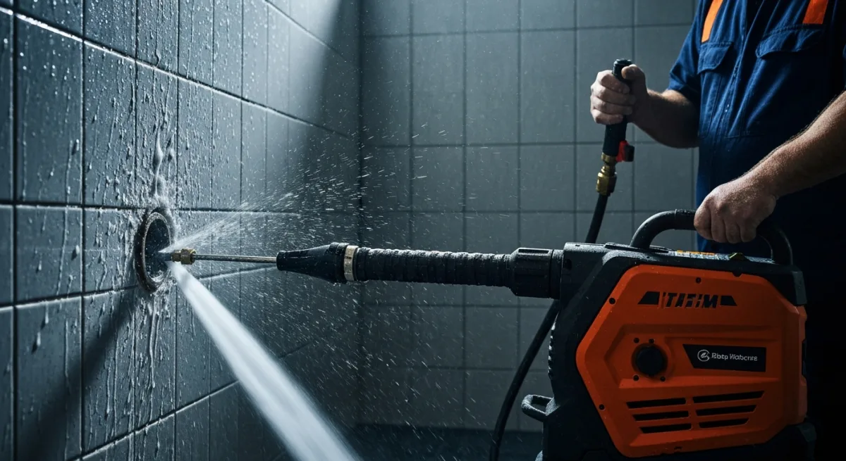 Hydrocurage professionnel de canalisations