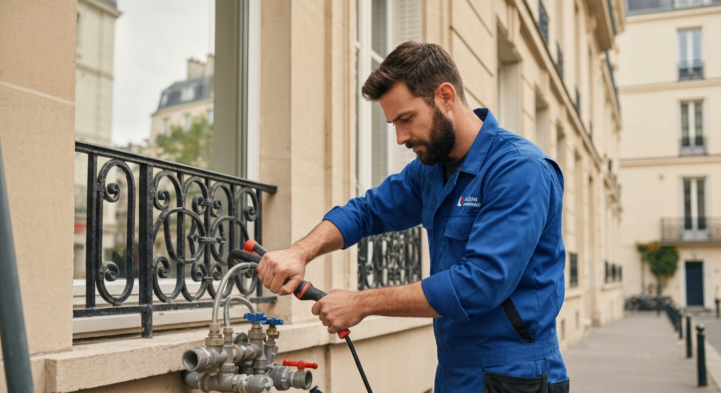 Débouchage canalisation à Paris 1er